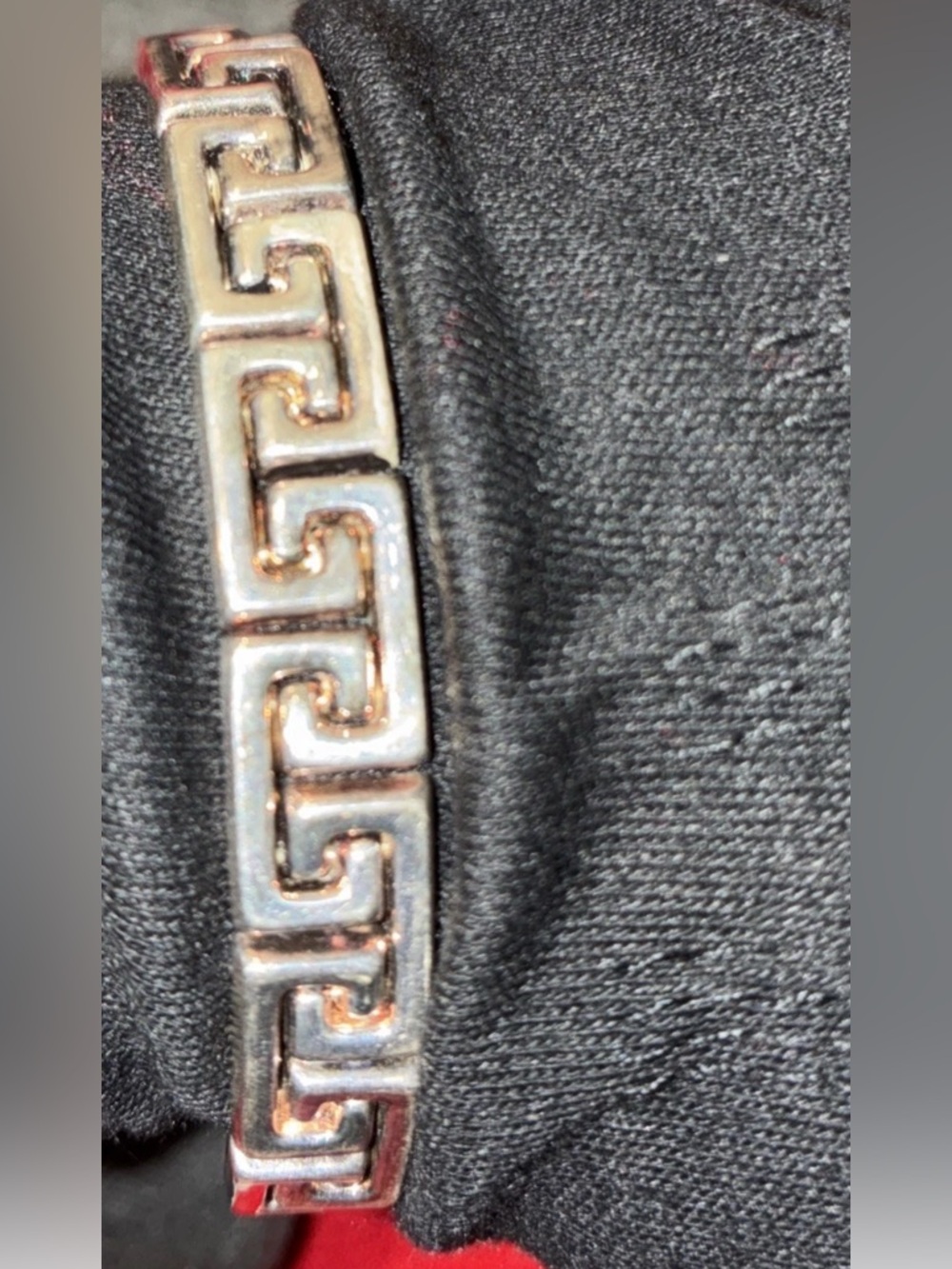 Milor Italy 925 Silver Greek Key Link Bracelet